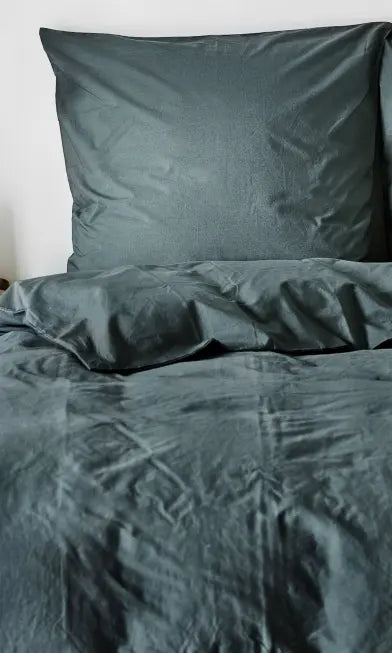 KELLY - Sengetøj økologisk bomuld 140x200 grøn