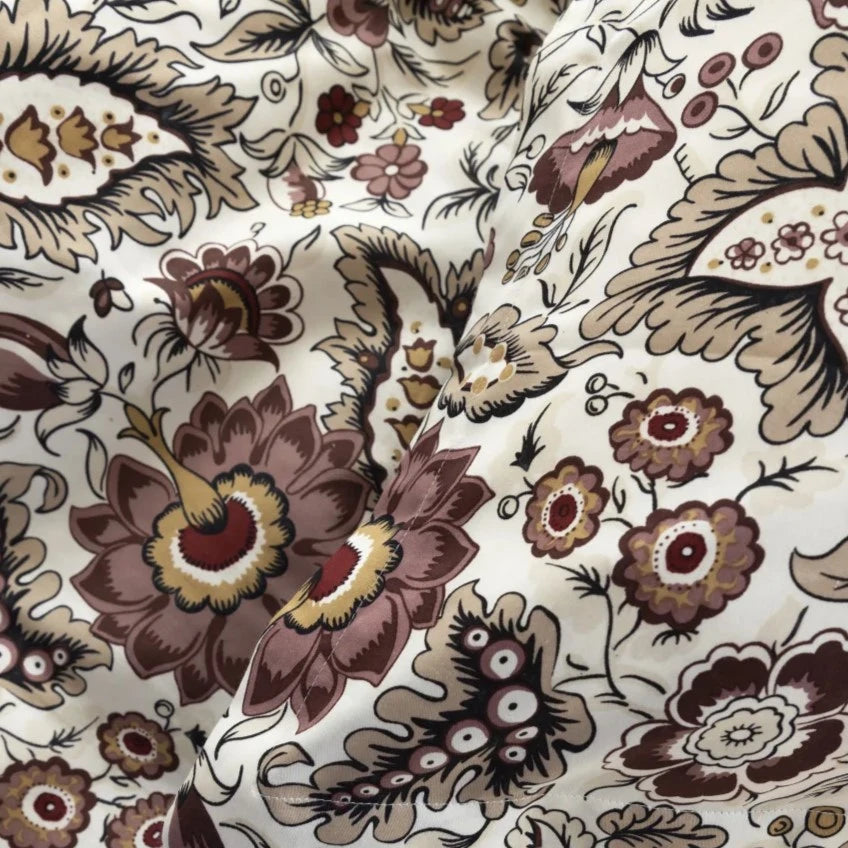 LIVIA Sengetøj Satin 140x200 Blomster