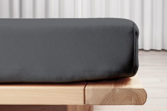 Økologisk Boxlagen Jersey Grå 90x200x35