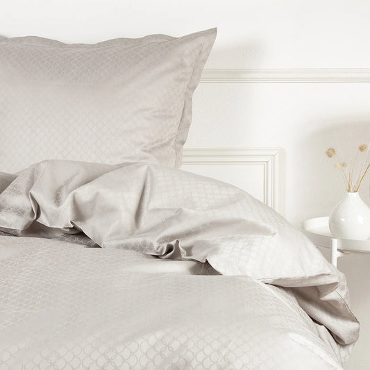 OPAL - Jacquard sengetøj 140x220 sand