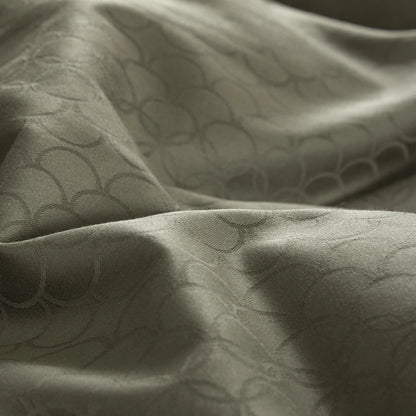 OPAL - Sengetøj LUXUS Jacquard 140x220 oliven