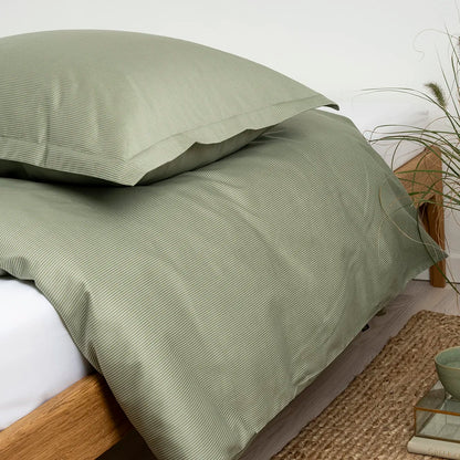 RAIE - Sengetøj LUXUS Satin 140x200 grøn