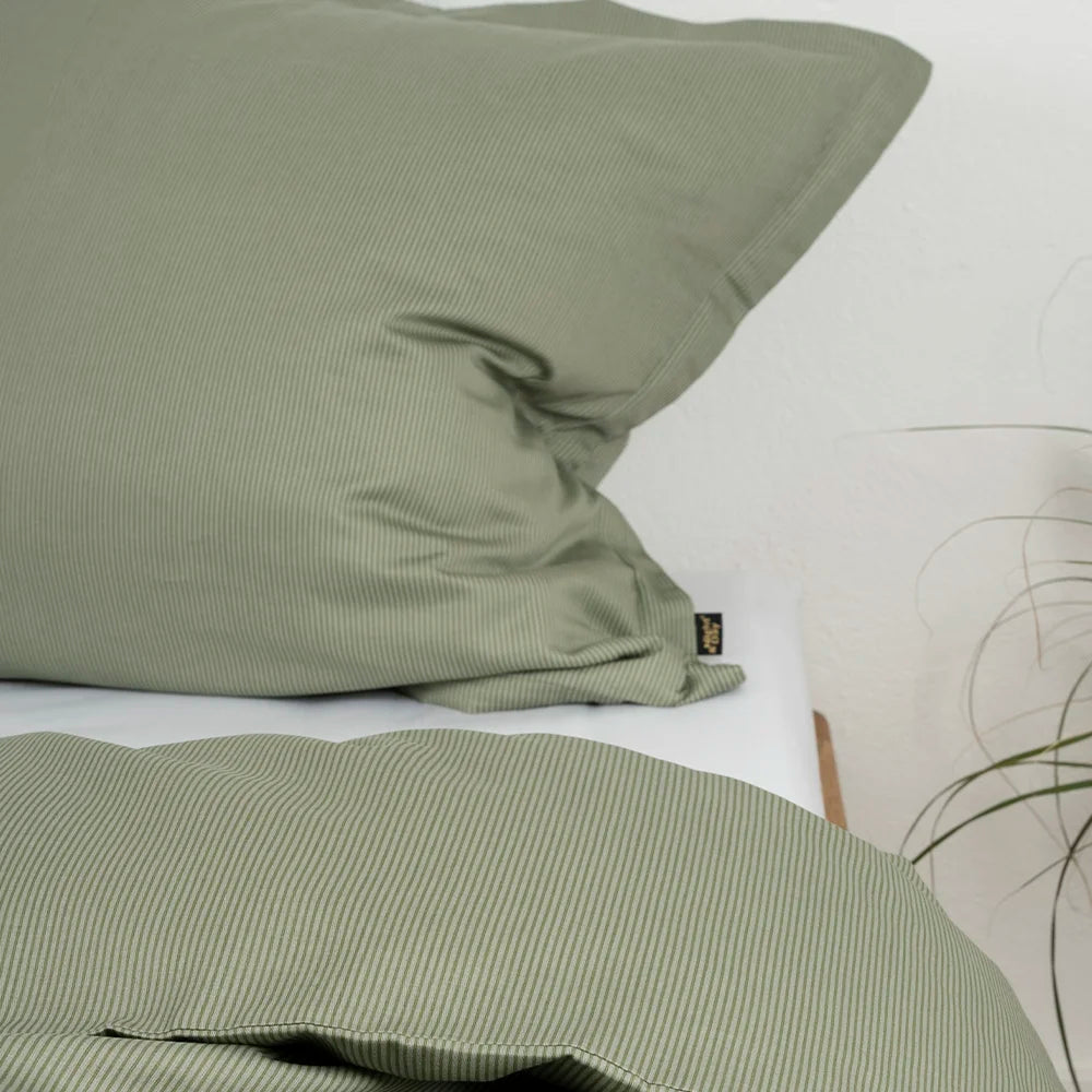 RAIE - Sengetøj LUXUS Satin 140x220 grøn