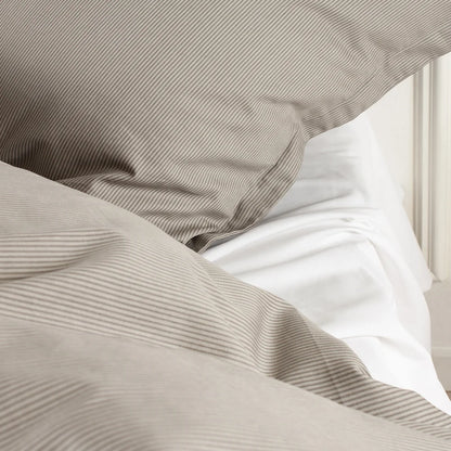 RAIE - Sengetøj LUXUS Satin 200x220 mørk sand