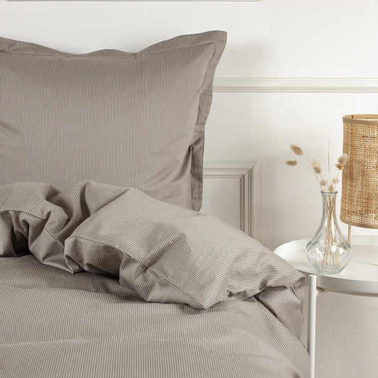 RAIE - Bomuldssatin sengetøj 200x220 sand