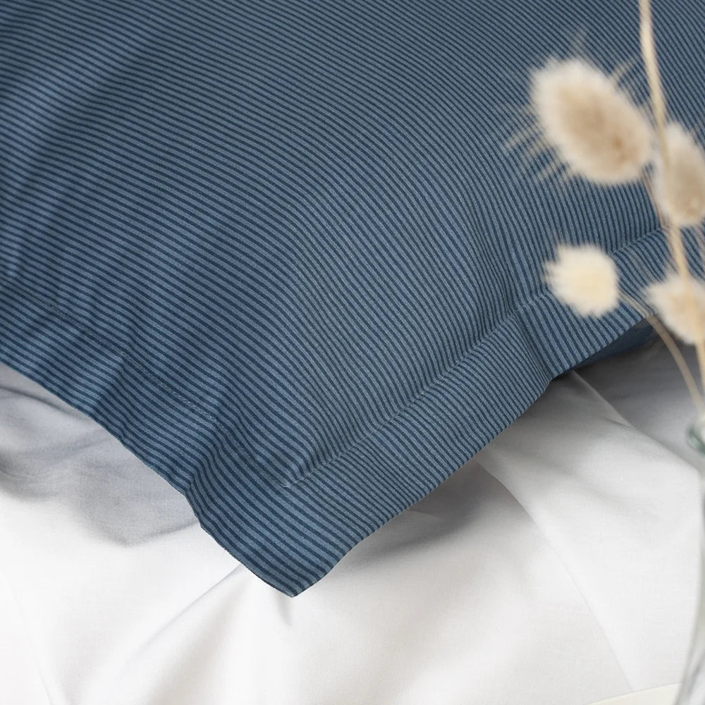 RAIE - Sengetøj LUXUS Satin sengetøj 140x220 blå