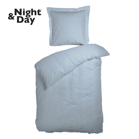 OPAL - Jacquard baby sengetøj 70x100 lysblå