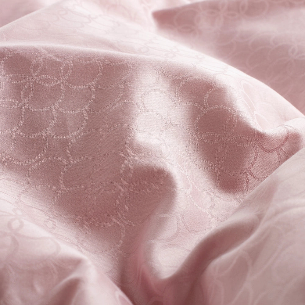 OPAL - Jacquard sengetøj 140x220 rosa