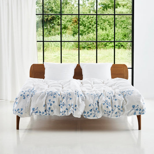 KLOKKEBLOMST Økologisk Sengetøj hvid 140x200