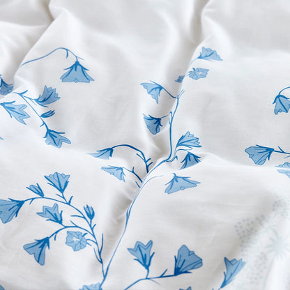 KLOKKEBLOMST Økologisk Sengetøj hvid 140x200