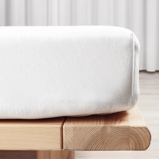 Økologisk Boxlagen Jersey Hvid 140x200x35