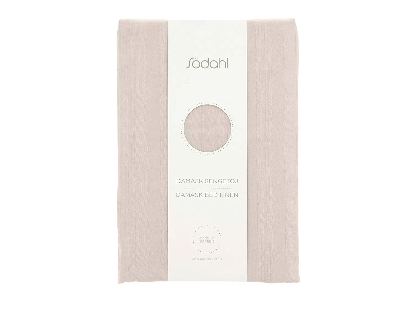 Södahl NOBLE Sengetøj Bomuldssatin 140x200 Beige