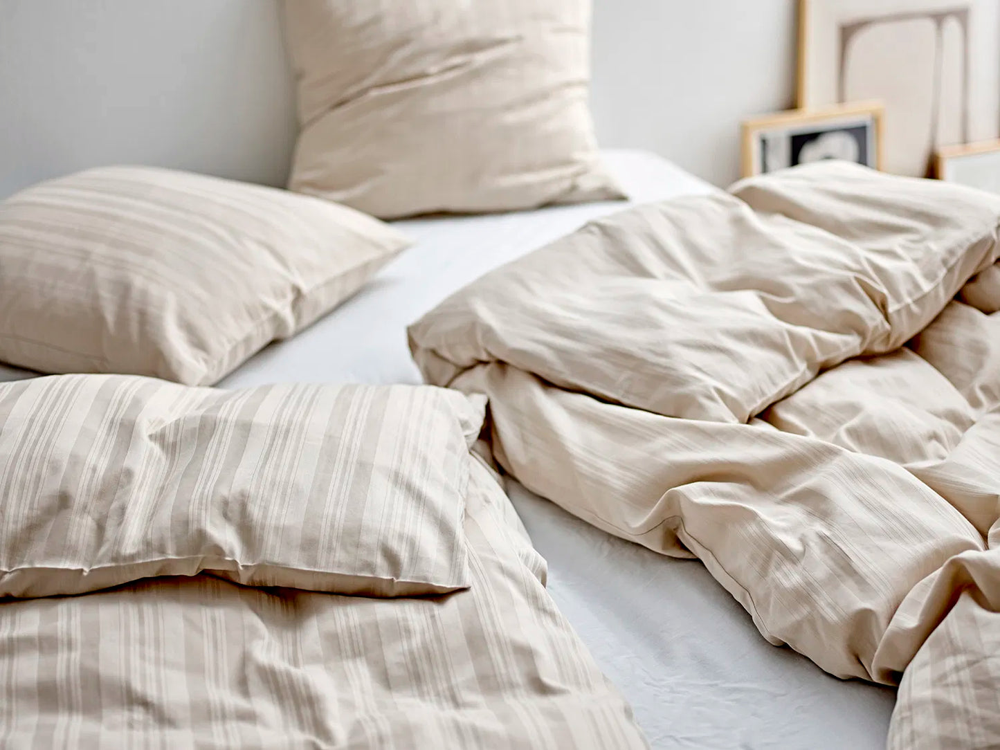 Södahl NOBLE Sengetøj Bomuldssatin 140x200 Beige