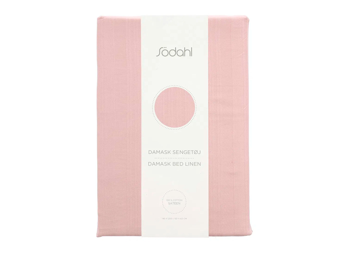 Södahl NOBLE Sengetøj Bomuldssatin 140x200 Rosa